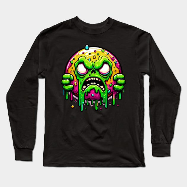 Junk food : Doughnut Long Sleeve T-Shirt by Asu Tropis